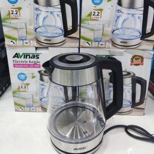 کتری برقی کیفیت عالی مارک آویناس شیشه ای