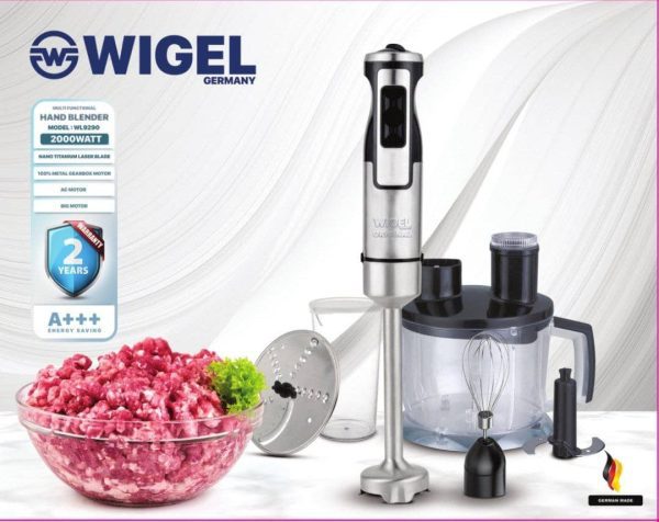 گوشت کوب برقی و غذاساز چندکاره ویگل آلمان مدل WL-9290